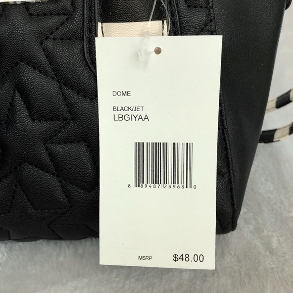 Luv Betsey Small Satchel - Black/White - Picture 6 of 8